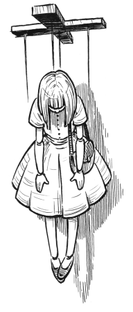 Марионетка рисунок карандашом