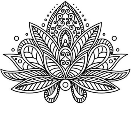 Мандала Индия Лотос