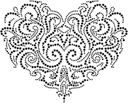 Орнамент для точечной росписи контурами