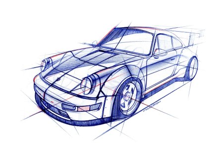 Porsche 911 Sketch