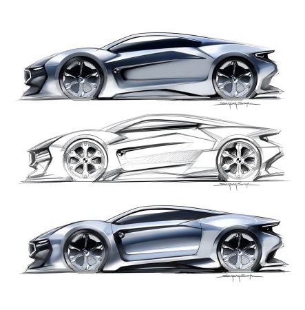 Эскиз авто