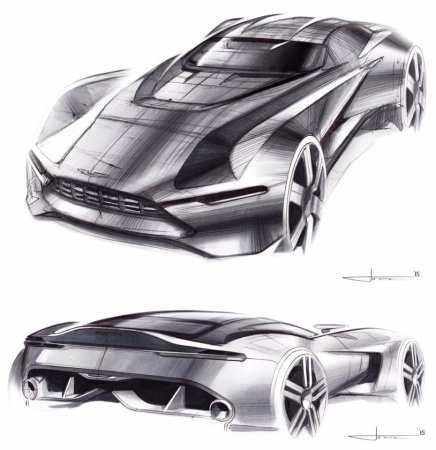 Aston Martin скетч