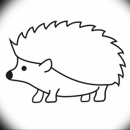 Раскраска Ёжик