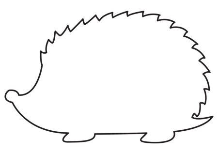Раскраска Ёжик