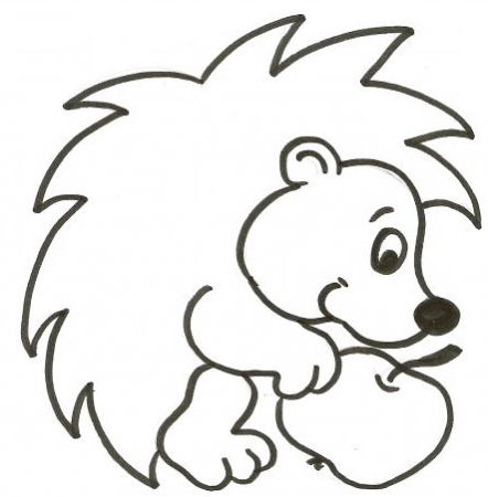 Ежик контур