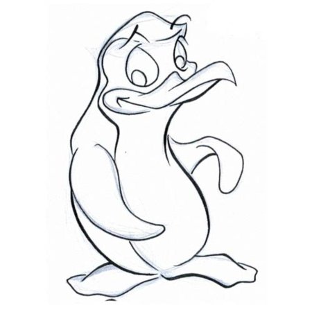 Пингвин эскиз