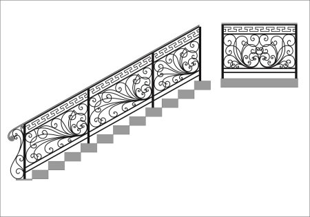 Узоры для перил