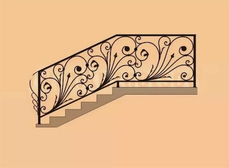 Кованые перила эскизы