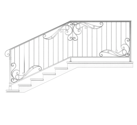 Архикад кованые перила