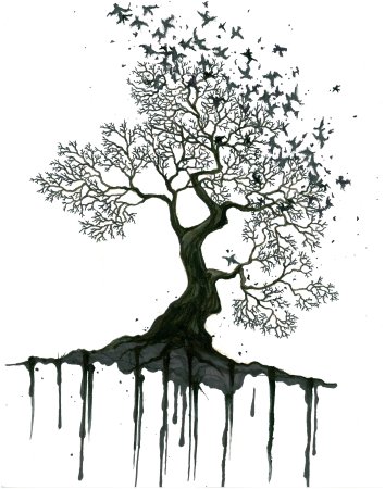 Дерево эскиз