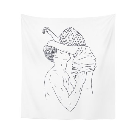 Объятия эскиз