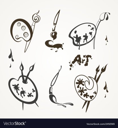 Стилизованные кисти