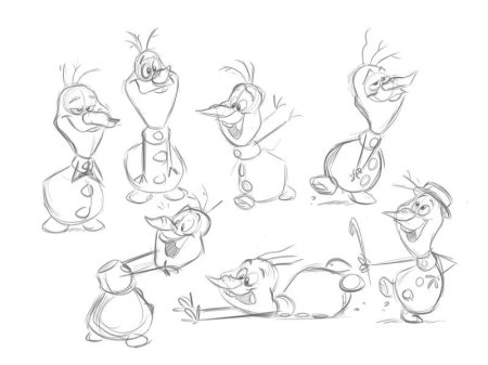 Наброски Диснеевских персонажей