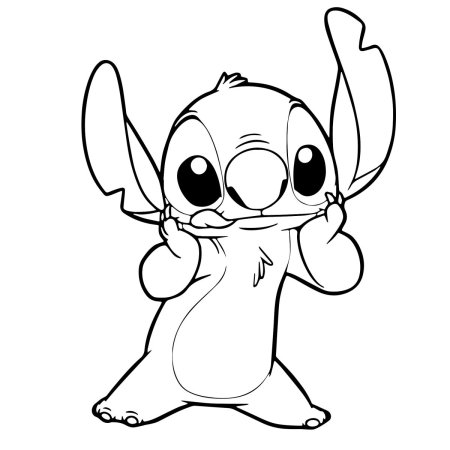 Раскраски Lilo Stitch