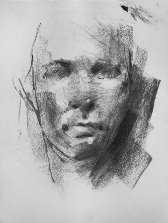 Наброски углем