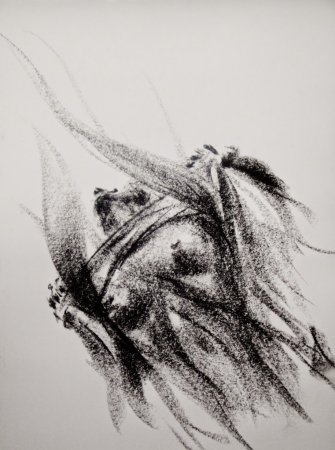 Наброски углем