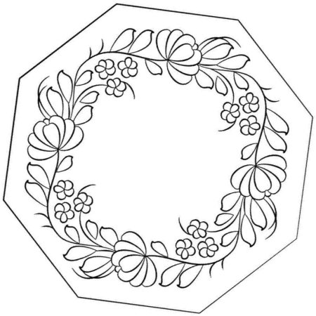 Петриковская роспись раскраска