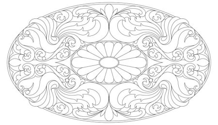 Овальный орнамент