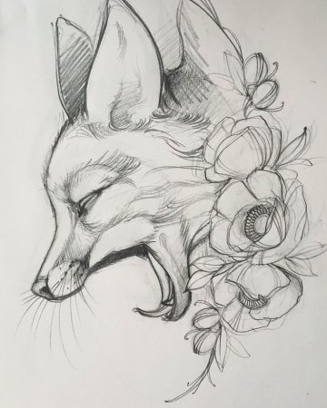 Эскизы карандашом