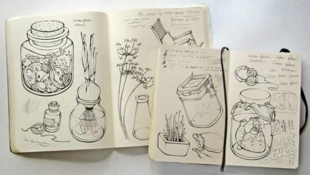 Наброски для скетчбука