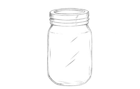 Банка рисунок