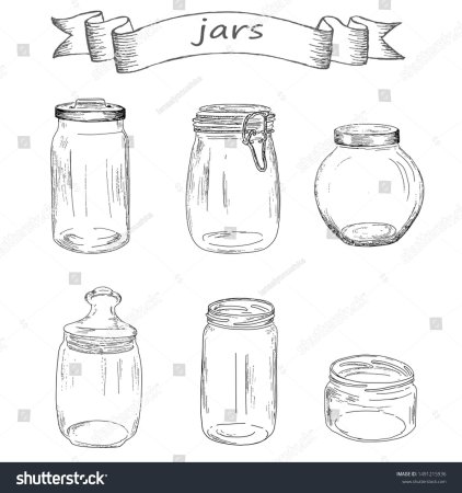 Баночки заготовки для рисования