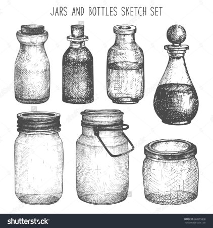 Баночки заготовки для рисования