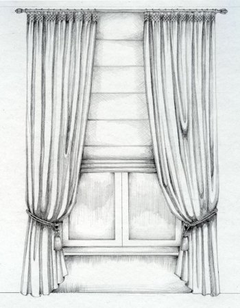 Набросок штор