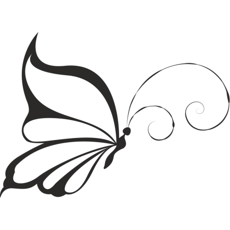 Бабочка тату эскиз