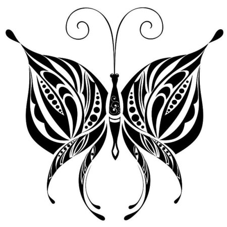 Стилизованная бабочка