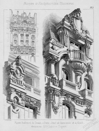 Ар нуво арт деко стиль в круге