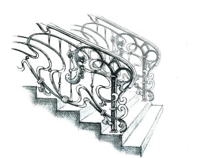 Орнамент ар нуво растительный