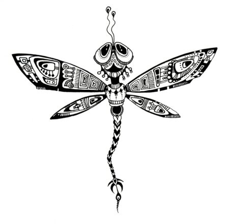 Стилизованные насекомые