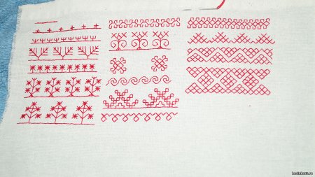 Карельская вышивка орнамент