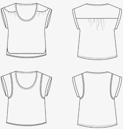 Технический эскиз футболки