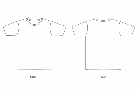 Печать на футболках спереди и сзади