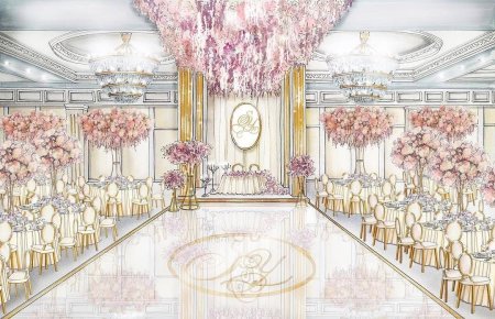 Эскиз свадебного зала