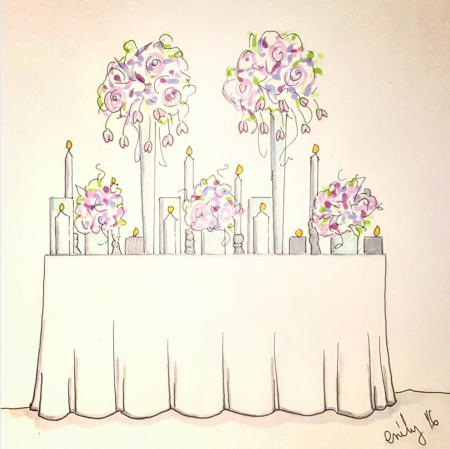 Зарисовки свадебного декора