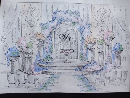 Эскизы свадьбы