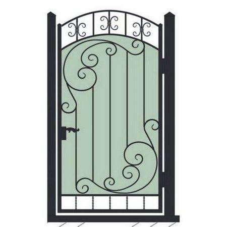Кованная калитка эскизы