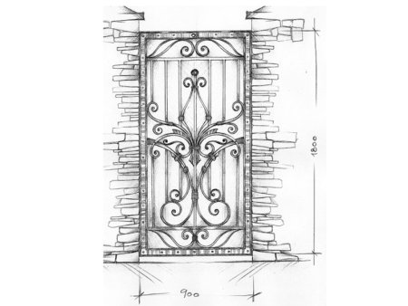 Эскизы калиток