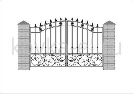 Эскизы ворот