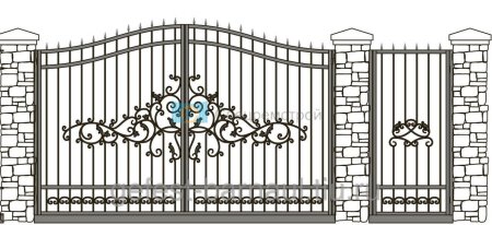 Узоры для металлических калиток