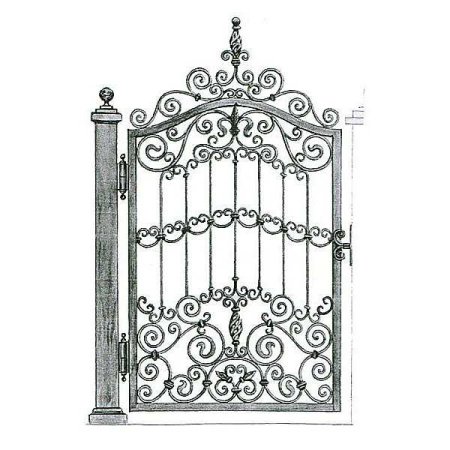Чертежи кованных ворот