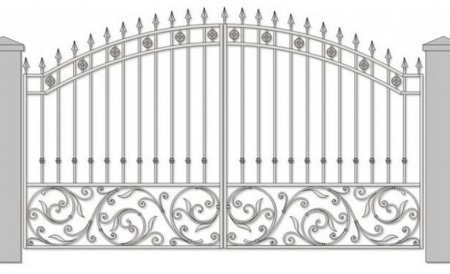 Эскизы кованых ворот