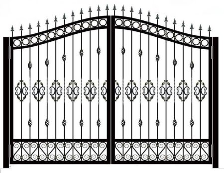 Металлические калитки для забора эскизы