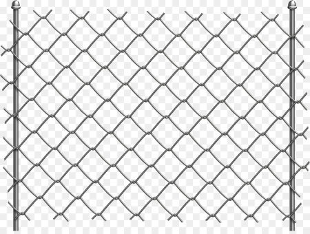 Проволочный забор без фона