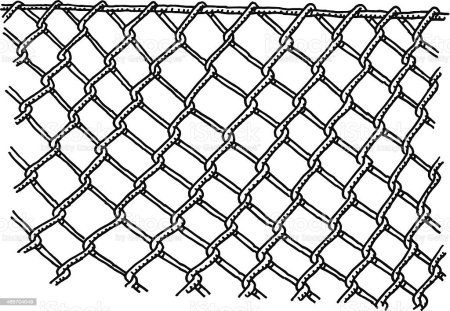 Сетка рабица эскиз