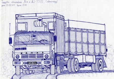 КАМАЗ рисунок