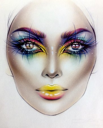 Эскиз грима